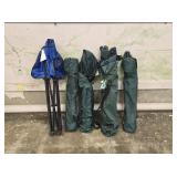 Assorted Folding Lawn Chairs
