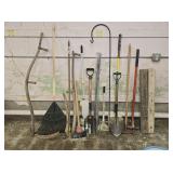Assorted Long Handle Tools