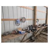 Assorted Tools and Contents of Workbench
