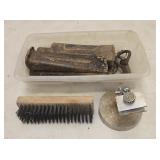 Steel Wedges & Wire Brush