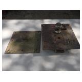 2 Gooseneck Trailer Hitch Plates