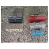 Tool Boxes with Assorted Tools