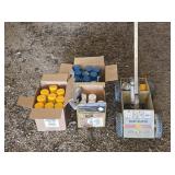 New Cans of Striping Paint with Push Striper