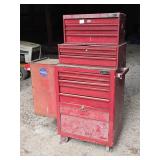 3 Stack Metal Tool Box with Side Cabinet