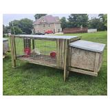 Large Wooden Above Ground Dog Kennel