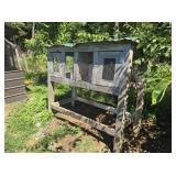 Wooden Rabbit Hutch