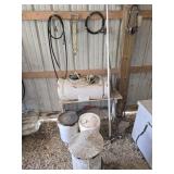 Sprayer, Bench, Heater & Tools