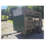 4x10 Single Axle Stock Trailer