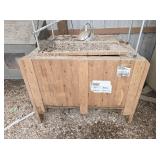 Heated Wooden Chick Brooder