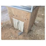 Small Wooden Heated Animal Cage
