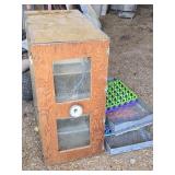 Wooden Egg Incubator with Trays