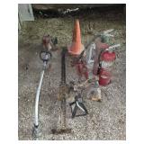 Jacks, Weedeater & Fire Extinguishers