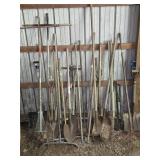Assorted Long Handle Tools