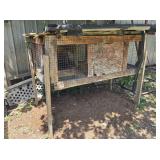 Wooden Rabbit Hutch