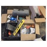 Assorted Hand Tools, Lights & Hardware