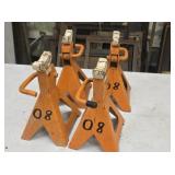 (4) 2 Ton Jack Stands