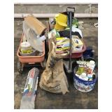 2 Wagons & Assorted Lawn & Garden Items