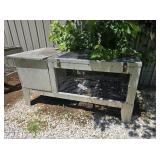 Metal Dog Kennel with Box