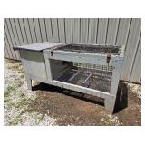 Metal Dog Kennel with Box