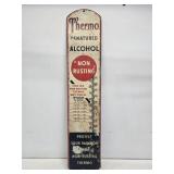 Early Thermo Denatured Alcohol Advertising Therm