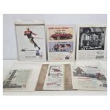 6 Early Texaco Paper Advertisements