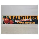 NOS Dauntless Apple Butter Cardstock Sign