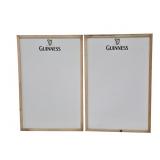 2 Guiness Beer Dry Erase Menu Boards