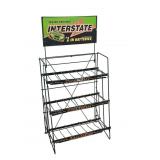 Interstate Batteries Metal Display Rack with Sign