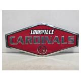 New Louisville Cardinals Embossed Metal Sign