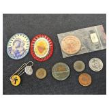 Assorted Souvenir Tokens & Trinkets