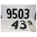 54 Double Sided Gas Station Pricer Numbers