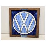 1992 Volkswagen Stained Leaded Glass Panel
