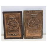 1973-74 National Farm Machinery Show Copper Plaque
