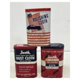 3 Automobile Polishing Cloth with Tins