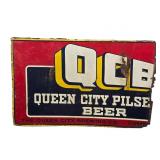 Early Queen City Beer Metal Advertising Sign