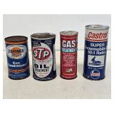 4 NOS Advertising Oil Cans