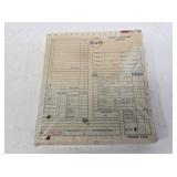 NOS Gulf Service Station Carbon Receipts