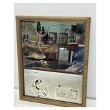 Salesman Sample Advertising Art Mirror