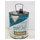 Riverside Motor Oil 5 Gallon Can
