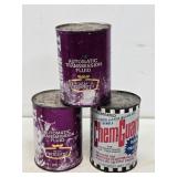 3 NOS 1 Quart Composite Oil Cans