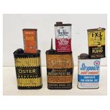 6 Assorted Advertising Cans