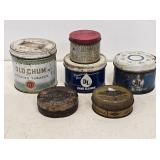 6 Assorted Advertising Cans