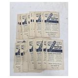 20+ Early NOS 1 Cent Advertising Post Cards