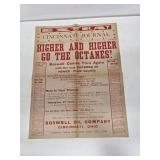 Boswell Oil Company Paper Advertisement