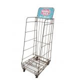Double Cola Rolling Metal Bottle Display Rack