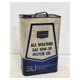 Sears Motor Oil 2.5 Gallon Can