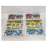2 Huntingburg Herbstfest Cardstock Posters