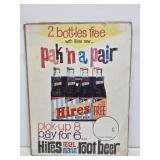 Hires Root Beer Cardstock Advertising Sign