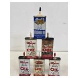 6 Household Oil Handy Oiler Cans