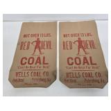 NOS Red Devil Coal Paper Sacks